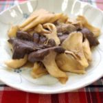 きのこのみそ源たれバター炒め
