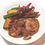 豚肉の黒酢しょうが焼きS1-1